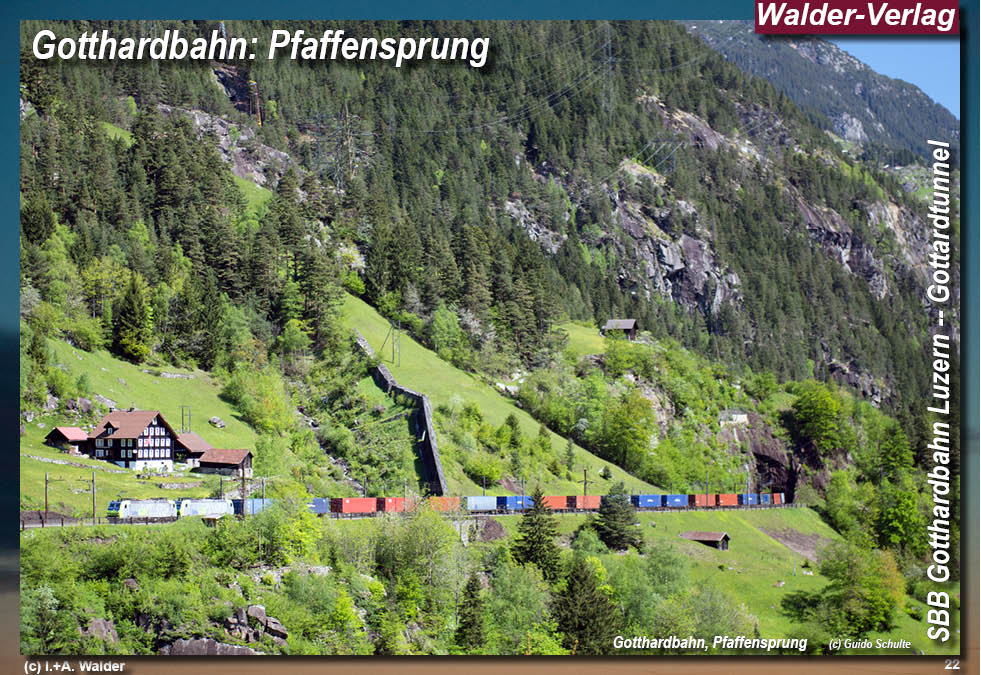 Eisenbahnmagazin SBB-Gotthardbahn-Nord Luzern--Göschenen