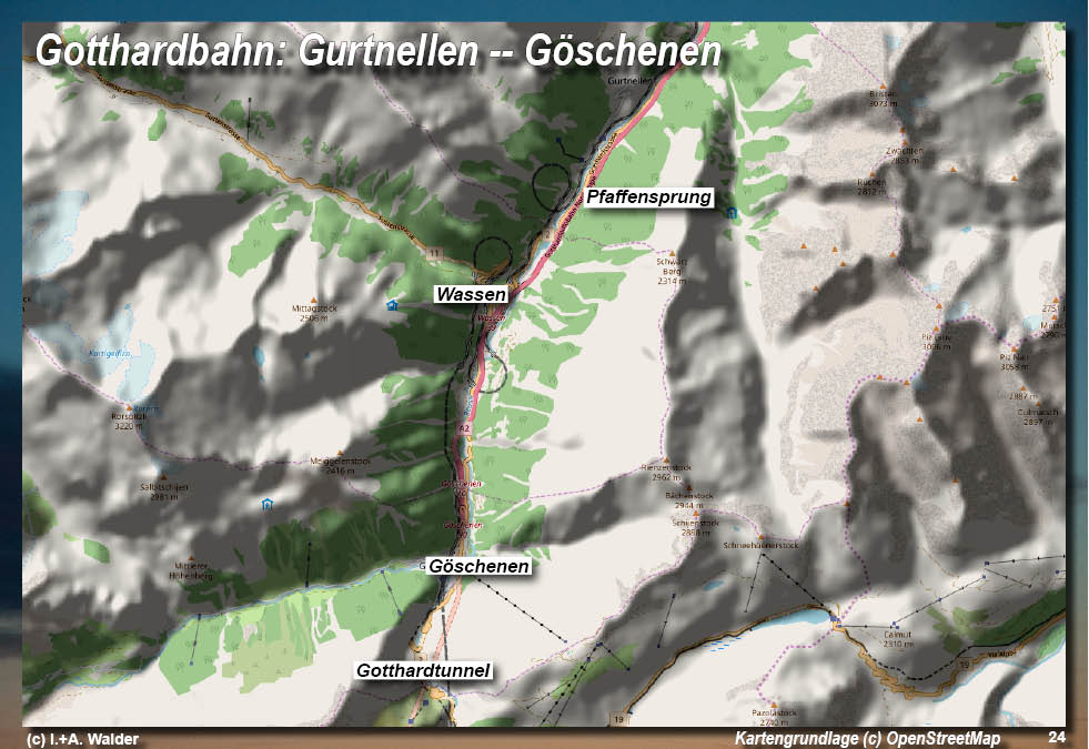 Eisenbahnmagazin SBB-Gotthardbahn-Nord Luzern--Göschenen