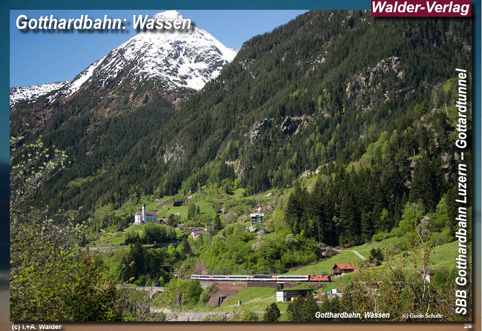 Eisenbahnmagazin SBB-Gotthardbahn-Nord Luzern--Göschenen