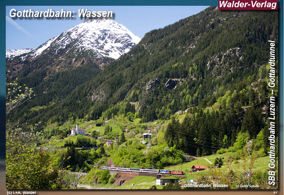Eisenbahnmagazin SBB-Gotthardbahn-Nord Luzern--Göschenen