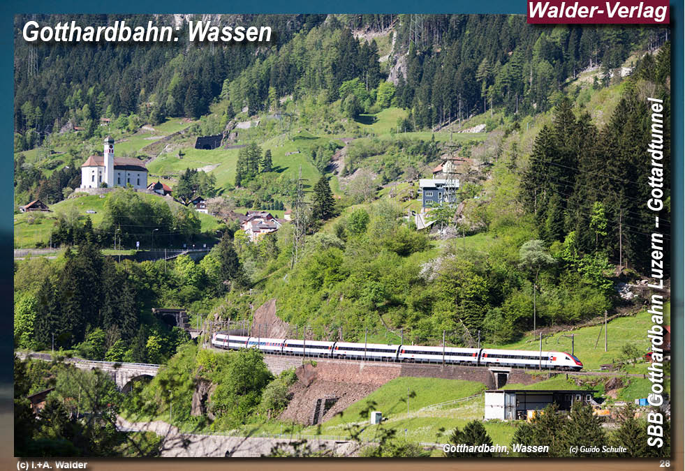 Eisenbahnmagazin SBB-Gotthardbahn-Nord Luzern--Göschenen