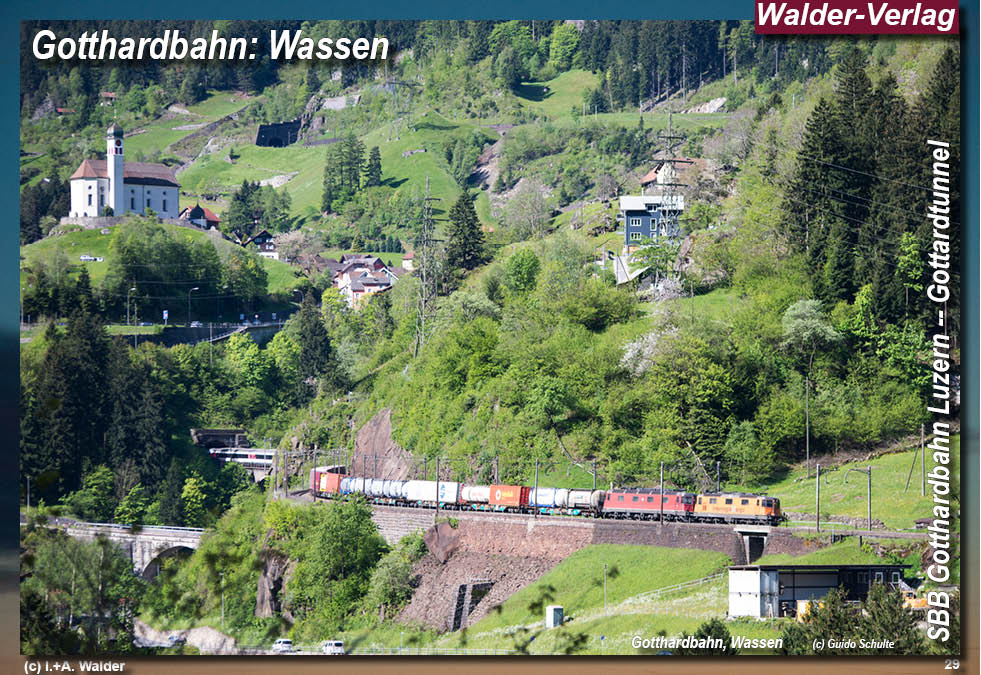Eisenbahnmagazin SBB-Gotthardbahn-Nord Luzern--Göschenen
