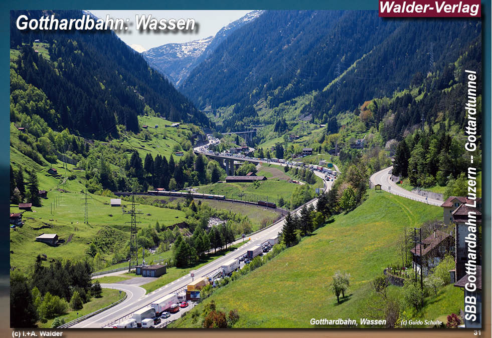Eisenbahnmagazin SBB-Gotthardbahn-Nord Luzern--Göschenen