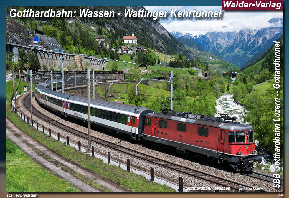Eisenbahnmagazin SBB-Gotthardbahn-Nord Luzern--Göschenen