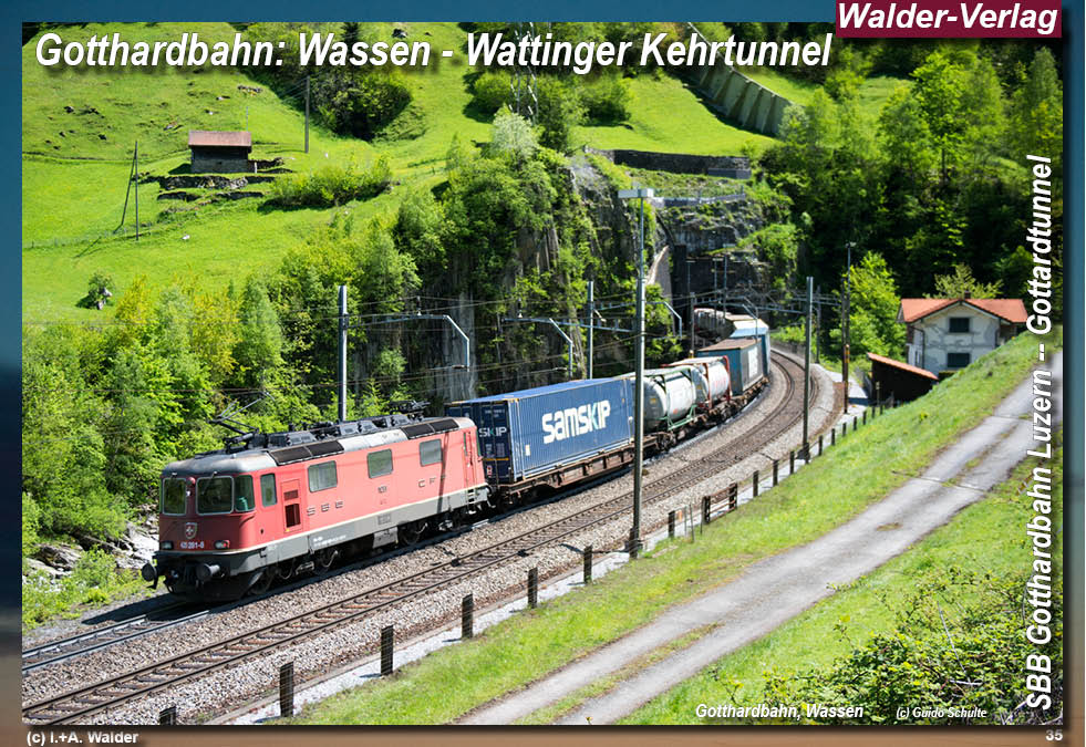 Eisenbahnmagazin SBB-Gotthardbahn-Nord Luzern--Göschenen