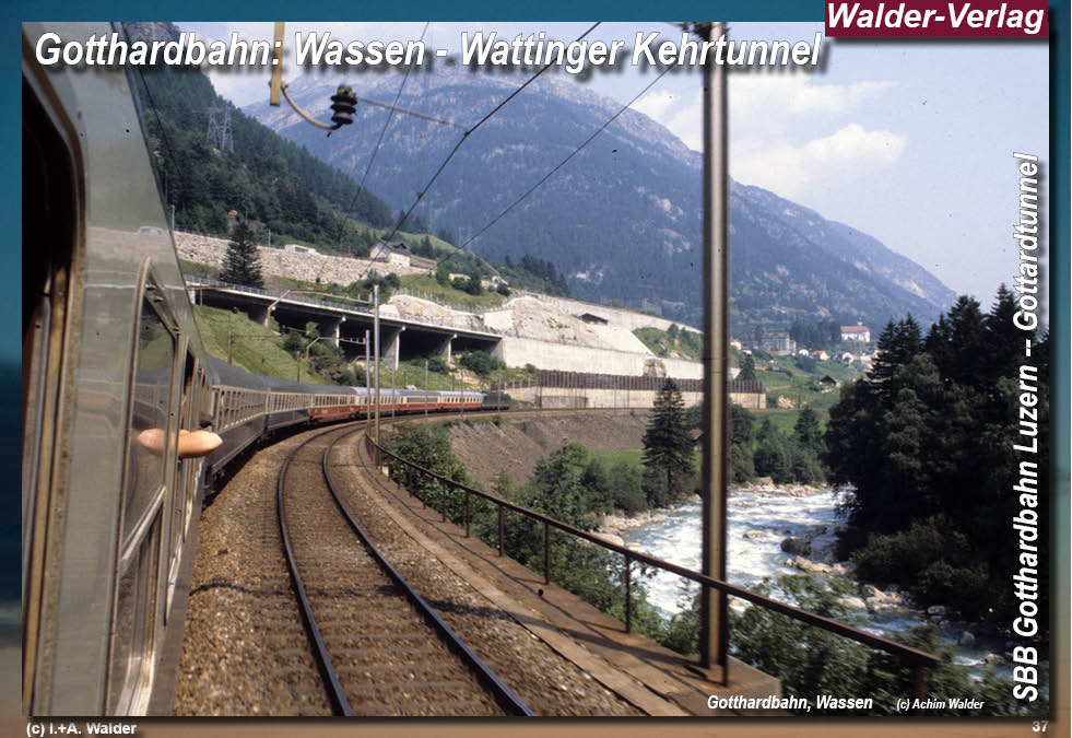 Eisenbahnmagazin SBB-Gotthardbahn-Nord Luzern--Göschenen