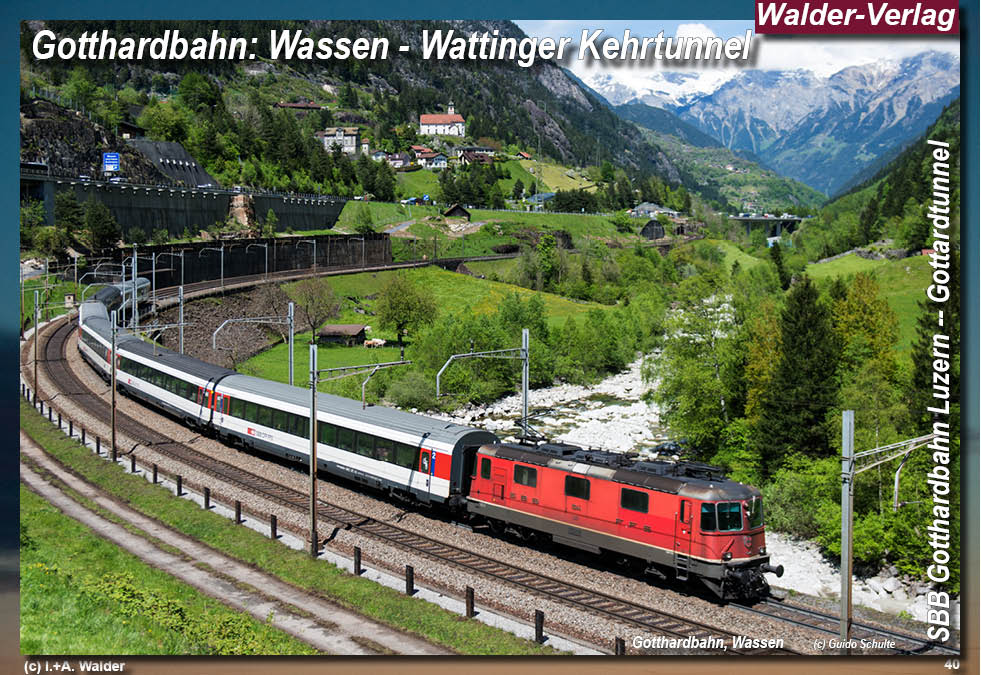 Eisenbahnmagazin SBB-Gotthardbahn-Nord Luzern--Göschenen