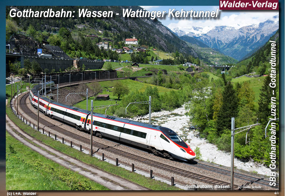 Eisenbahnmagazin SBB-Gotthardbahn-Nord Luzern--Göschenen
