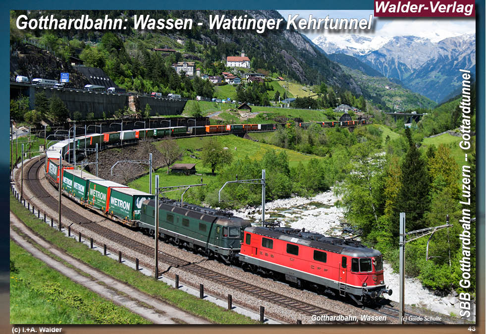 Eisenbahnmagazin SBB-Gotthardbahn-Nord Luzern--Göschenen