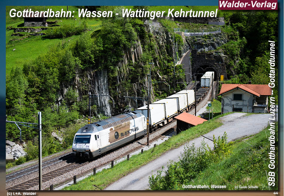 Eisenbahnmagazin SBB-Gotthardbahn-Nord Luzern--Göschenen