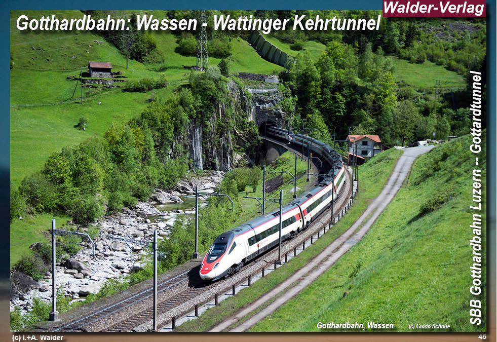 Eisenbahnmagazin SBB-Gotthardbahn-Nord Luzern--Göschenen
