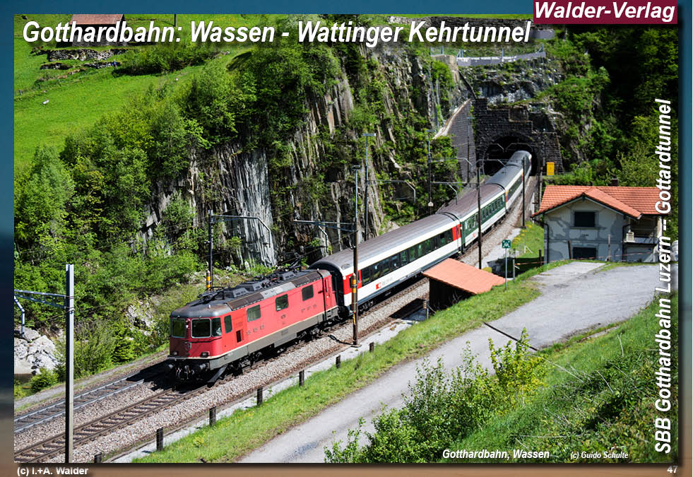 Eisenbahnmagazin SBB-Gotthardbahn-Nord Luzern--Göschenen