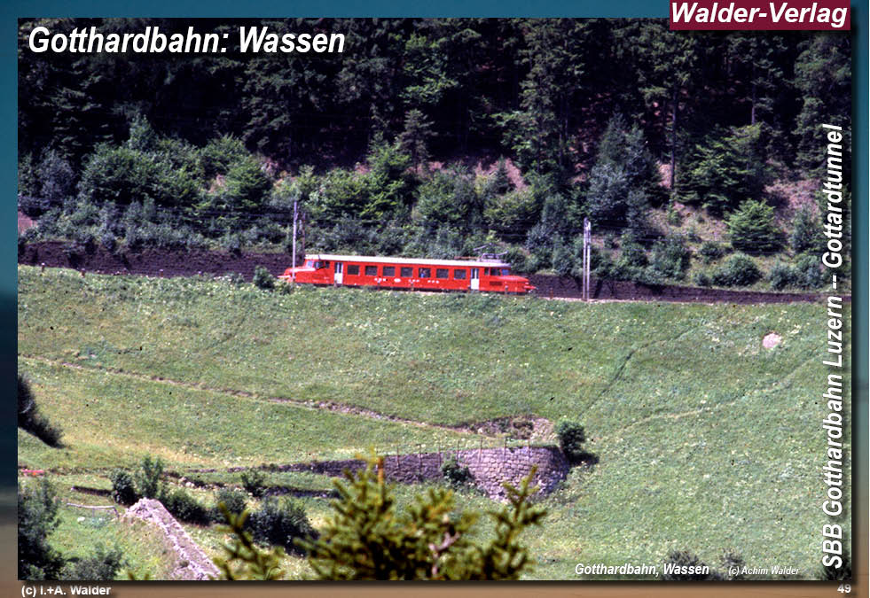 Eisenbahnmagazin SBB-Gotthardbahn-Nord Luzern--Göschenen