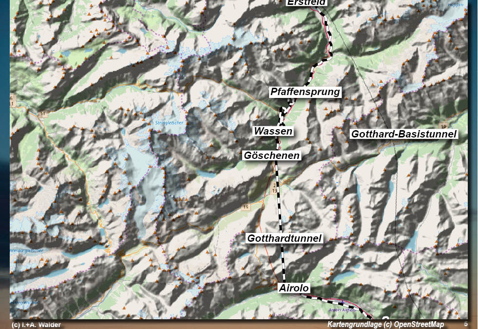 Eisenbahnmagazin SBB-Gotthardbahn-Nord Luzern--Göschenen