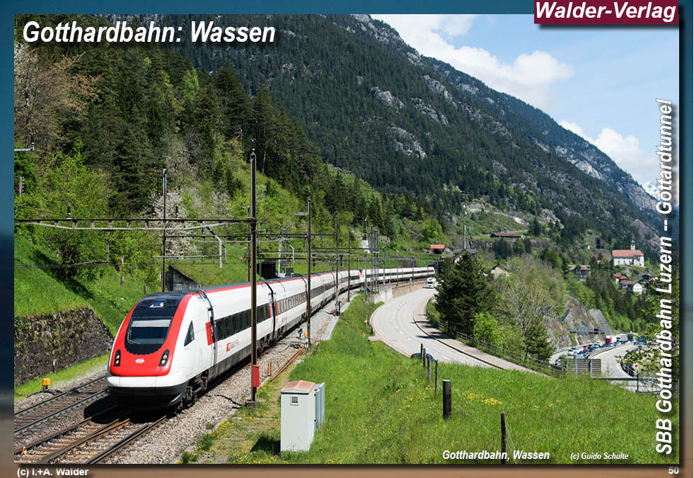 Eisenbahnmagazin SBB-Gotthardbahn-Nord Luzern--Göschenen