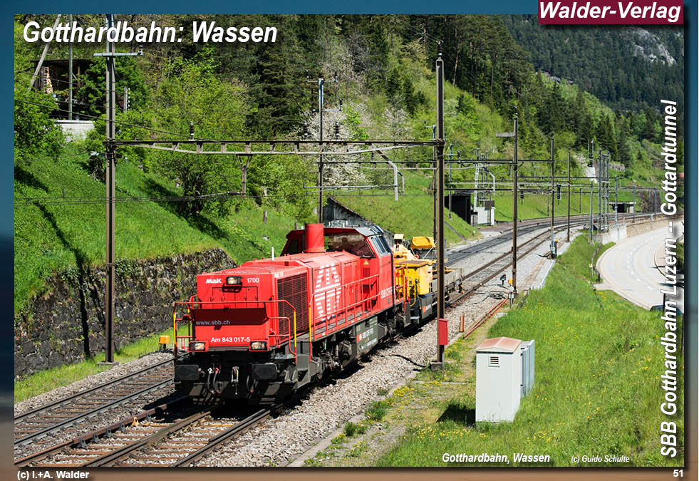 Eisenbahnmagazin SBB-Gotthardbahn-Nord Luzern--Göschenen