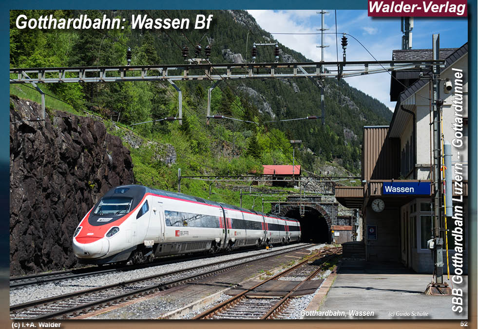 Eisenbahnmagazin SBB-Gotthardbahn-Nord Luzern--Göschenen