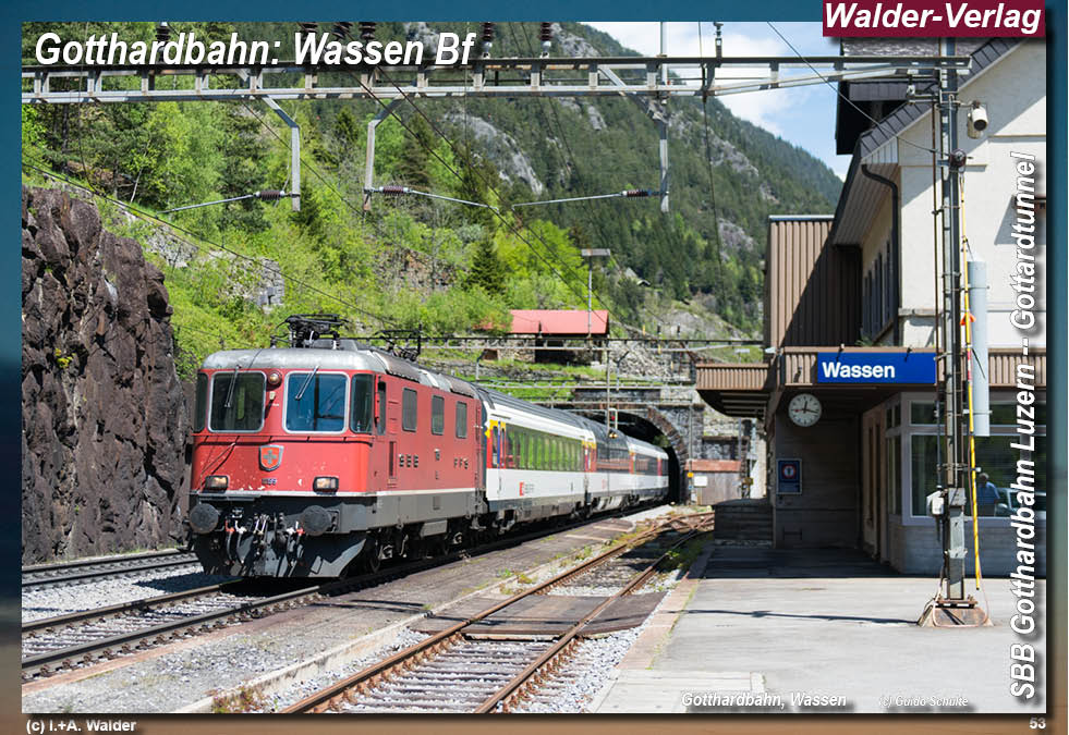 Eisenbahnmagazin SBB-Gotthardbahn-Nord Luzern--Göschenen