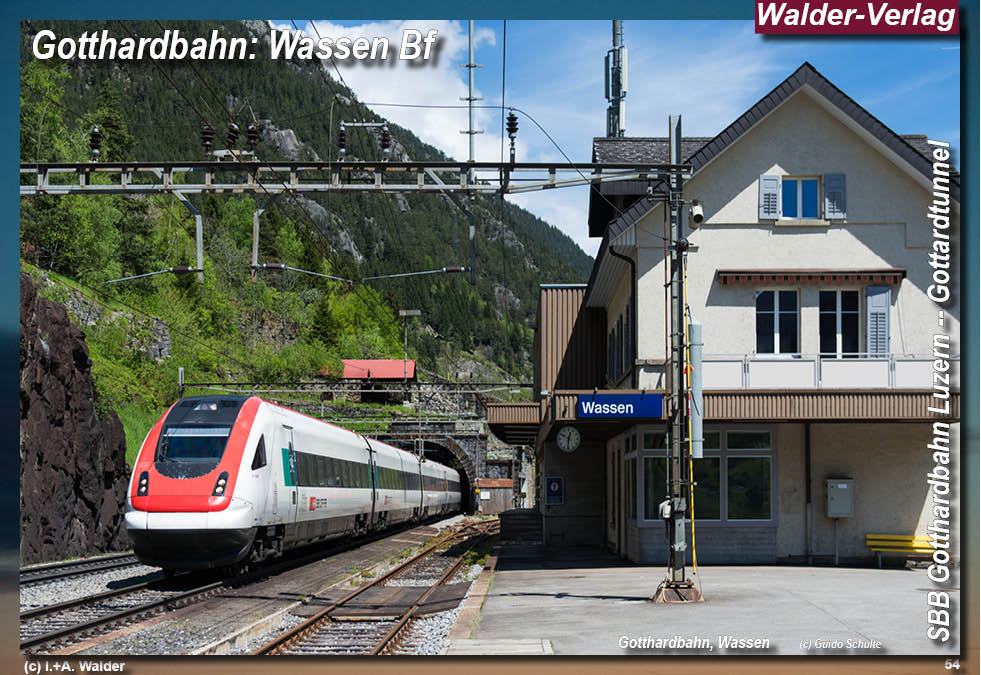 Eisenbahnmagazin SBB-Gotthardbahn-Nord Luzern--Göschenen