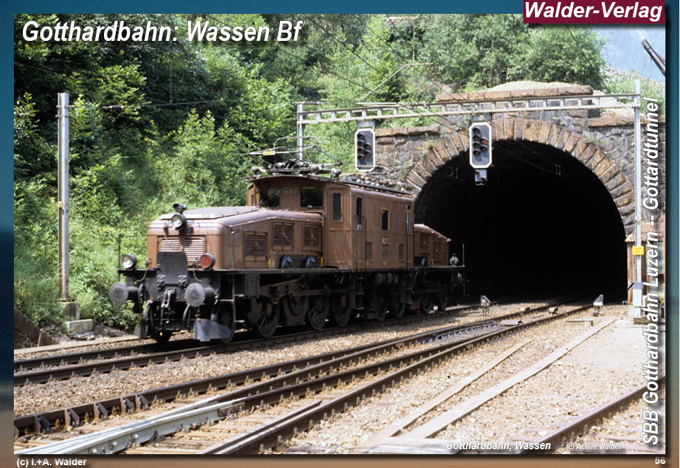 Eisenbahnmagazin SBB-Gotthardbahn-Nord Luzern--Göschenen