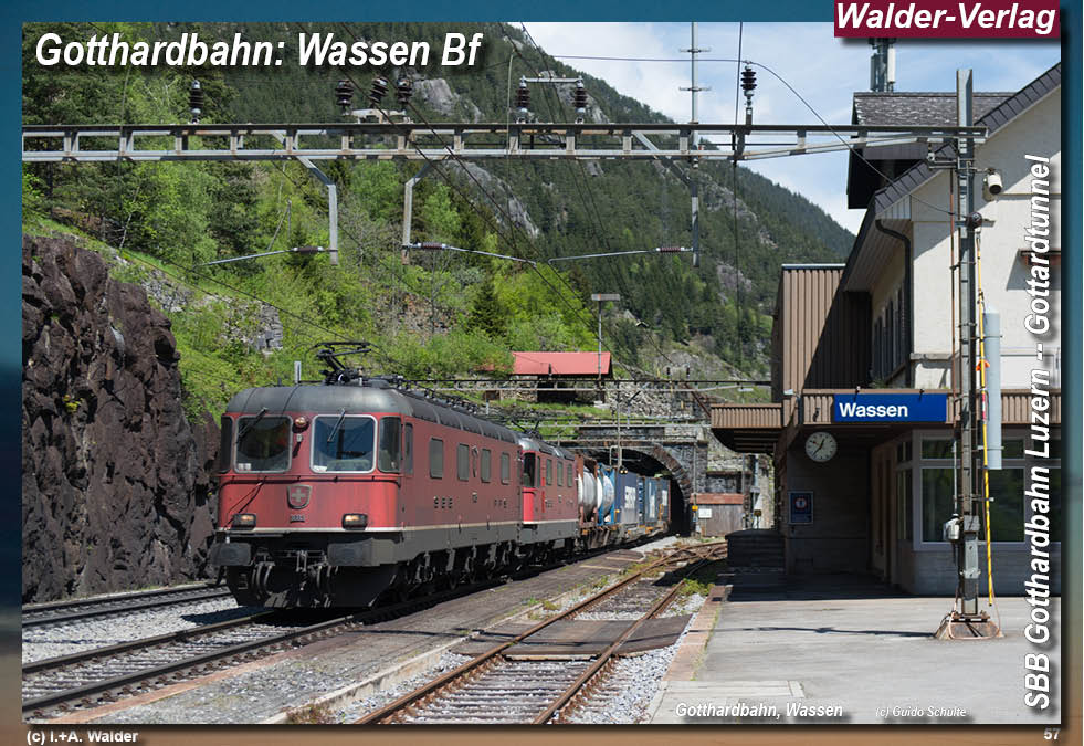 Eisenbahnmagazin SBB-Gotthardbahn-Nord Luzern--Göschenen
