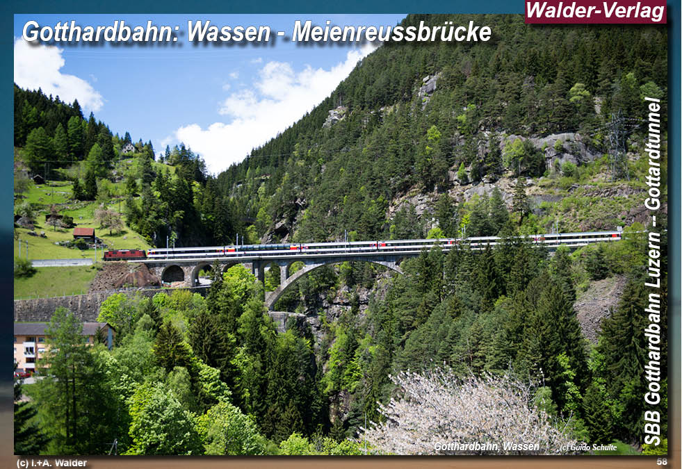Eisenbahnmagazin SBB-Gotthardbahn-Nord Luzern--Göschenen