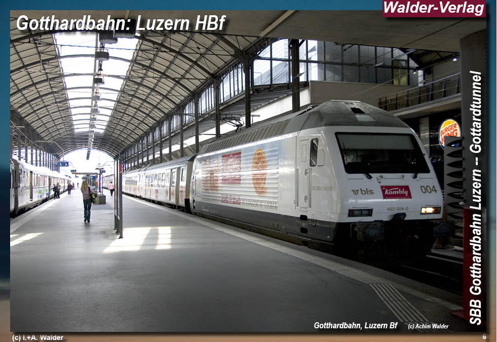 Eisenbahnmagazin SBB-Gotthardbahn-Nord Luzern--Göschenen