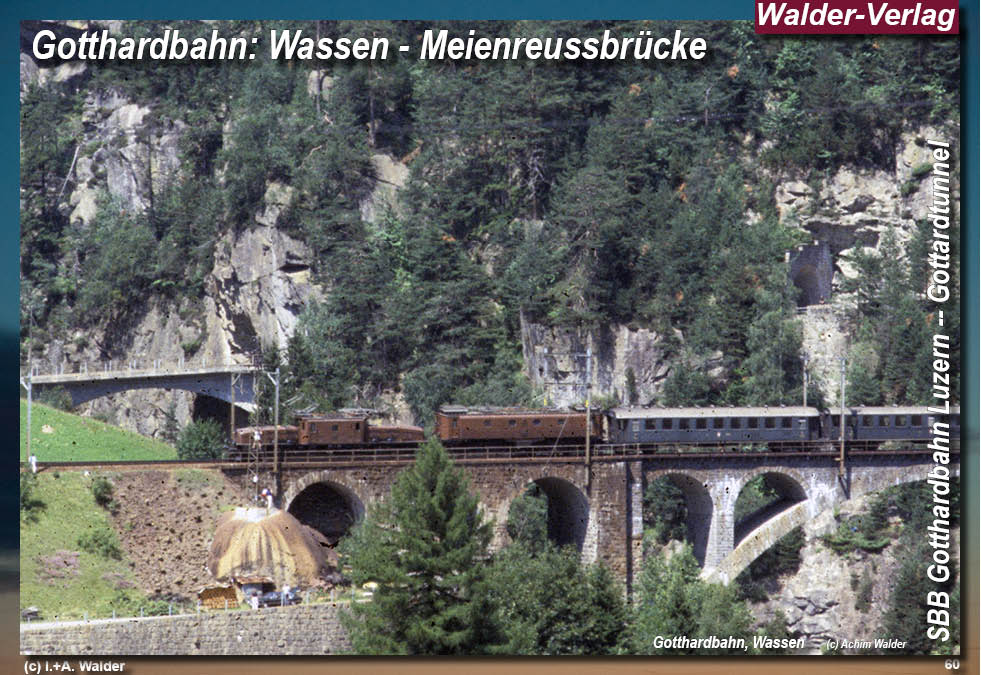 Eisenbahnmagazin SBB-Gotthardbahn-Nord Luzern--Göschenen