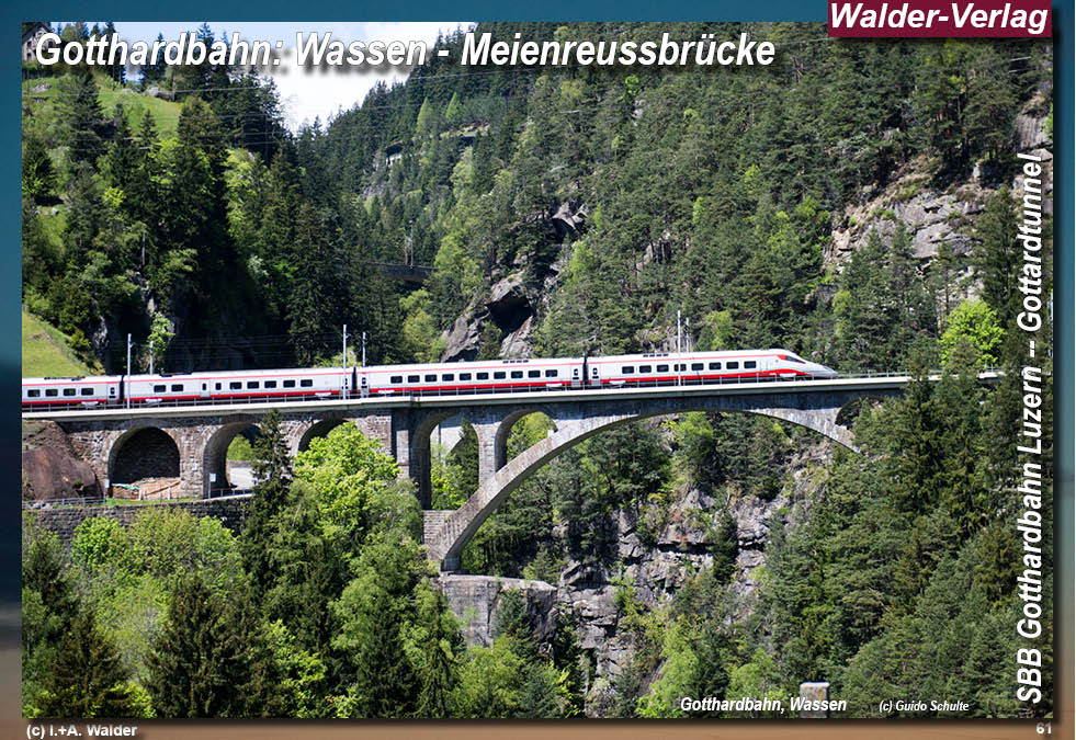Eisenbahnmagazin SBB-Gotthardbahn-Nord Luzern--Göschenen