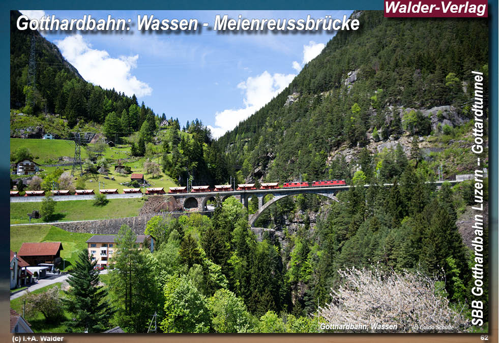 Eisenbahnmagazin SBB-Gotthardbahn-Nord Luzern--Göschenen