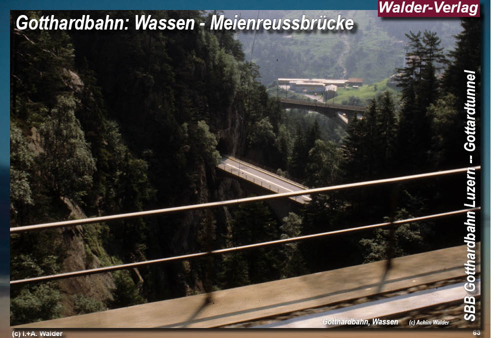 Eisenbahnmagazin SBB-Gotthardbahn-Nord Luzern--Göschenen