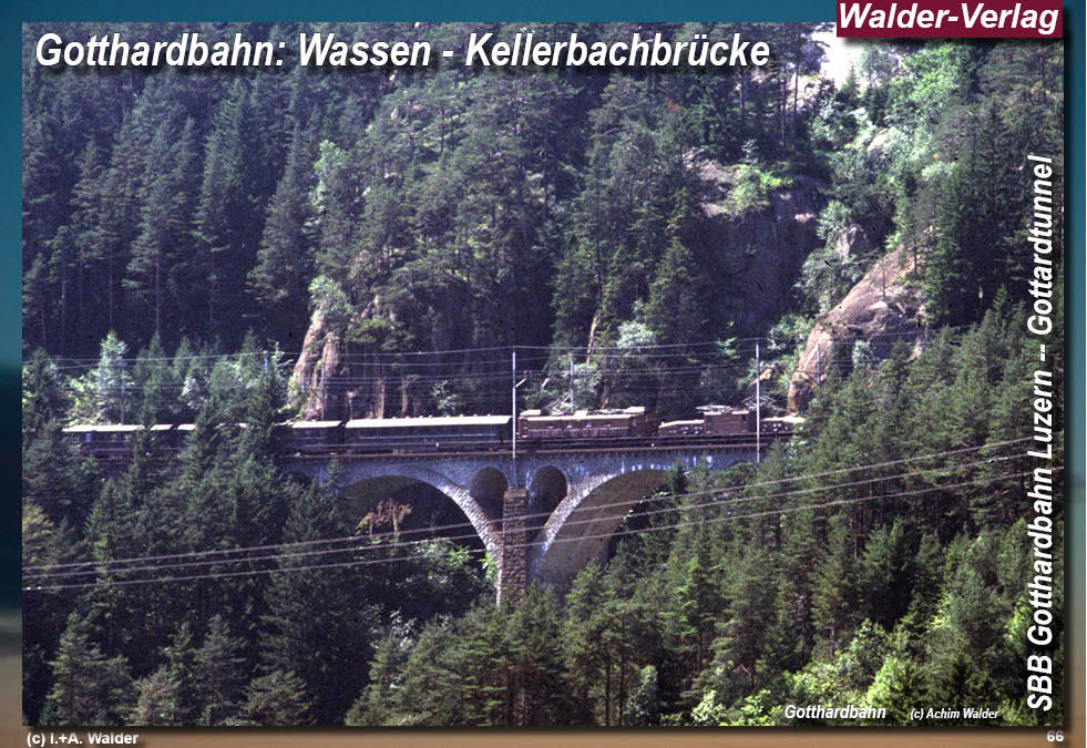 Eisenbahnmagazin SBB-Gotthardbahn-Nord Luzern--Göschenen
