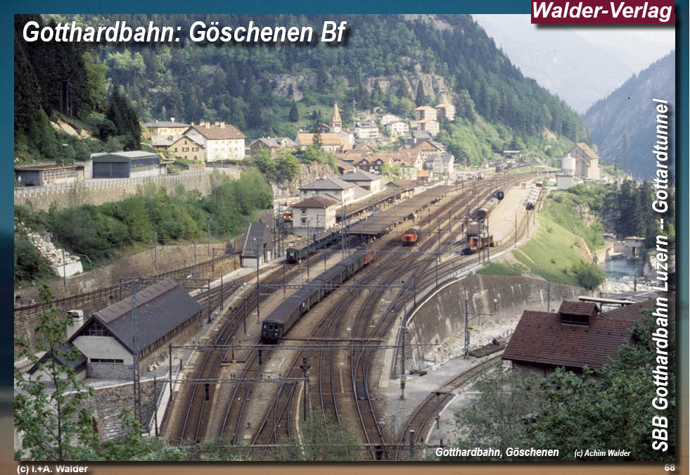 Eisenbahnmagazin SBB-Gotthardbahn-Nord Luzern--Göschenen