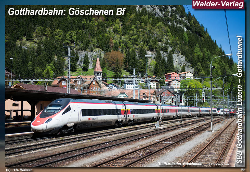 Eisenbahnmagazin SBB-Gotthardbahn-Nord Luzern--Göschenen