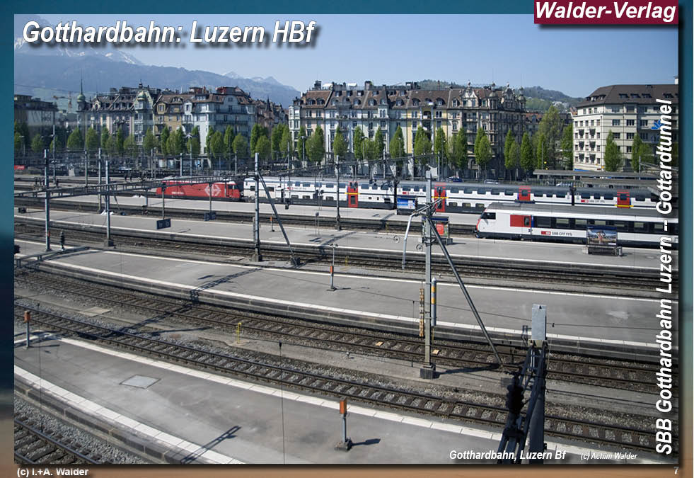 Eisenbahnmagazin SBB-Gotthardbahn-Nord Luzern--Göschenen