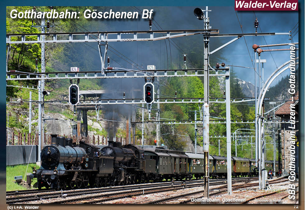 Eisenbahnmagazin SBB-Gotthardbahn-Nord Luzern--Göschenen