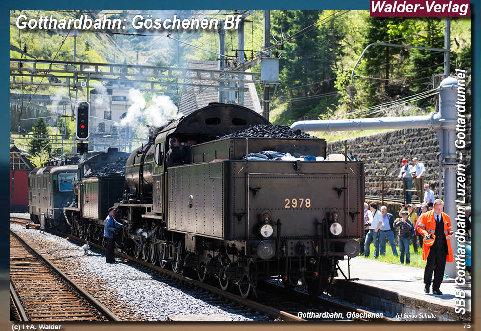 Eisenbahnmagazin SBB-Gotthardbahn-Nord Luzern--Göschenen