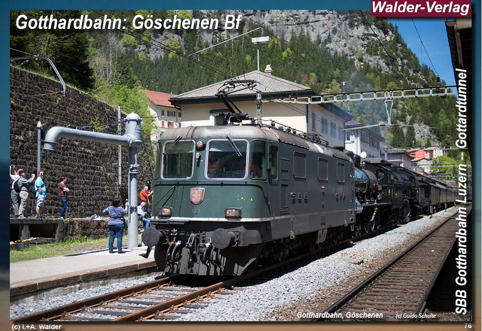 Eisenbahnmagazin SBB-Gotthardbahn-Nord Luzern--Göschenen