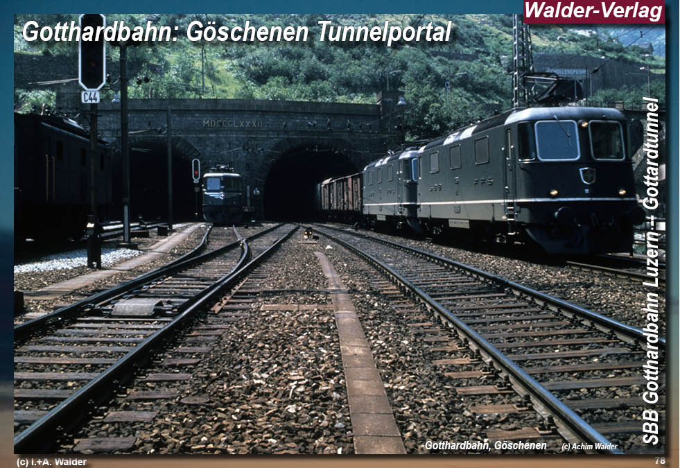 Eisenbahnmagazin SBB-Gotthardbahn-Nord Luzern--Göschenen