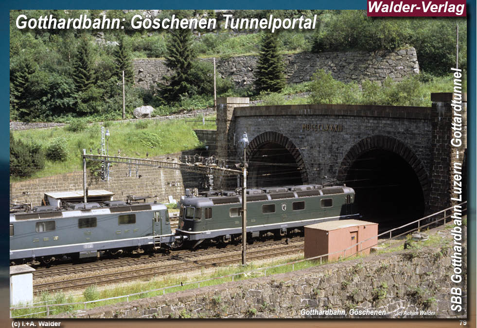 Eisenbahnmagazin SBB-Gotthardbahn-Nord Luzern--Göschenen