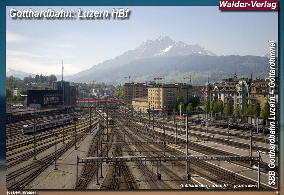 Eisenbahnmagazin SBB-Gotthardbahn-Nord Luzern--Göschenen