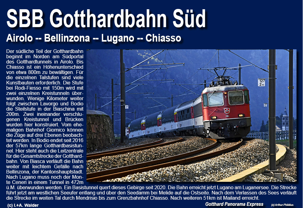 Eisenbahnmagazin SBB-Gotthardbahn-Süd 