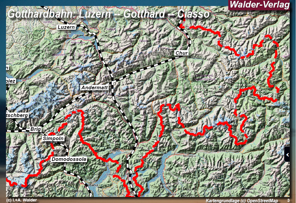 Eisenbahnmagazin SBB-Gotthardbahn-Süd 