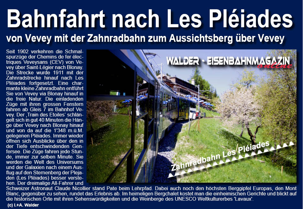 Zahnradbahn Vevey - Les-Pl&eacute;iade