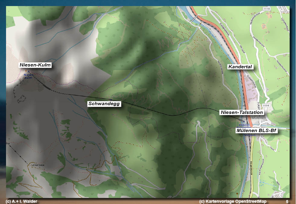 Niesenbahn im Berner Oberland