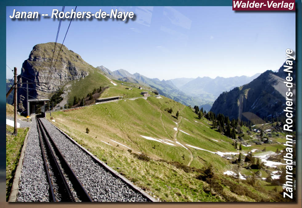 Eisenbahnmagazin CHZahnradbahn Rochers-de-Naye