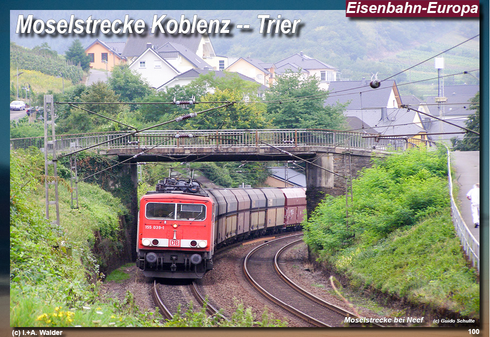 Eisenbahnmagazin Moselbahn von Koblenz nach Trier