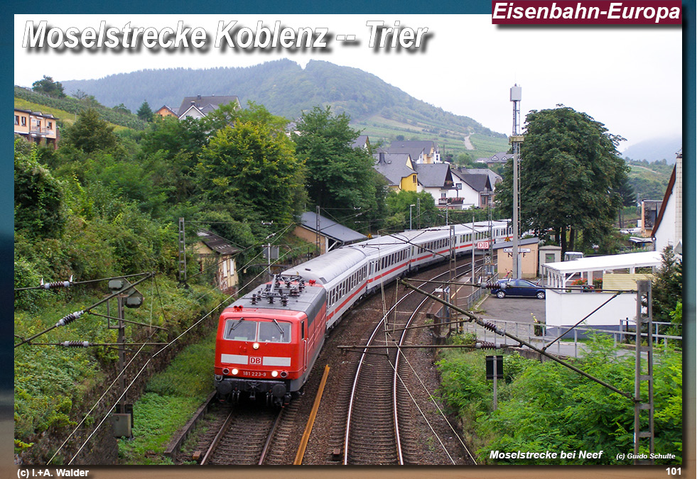 Eisenbahnmagazin Moselbahn von Koblenz nach Trier