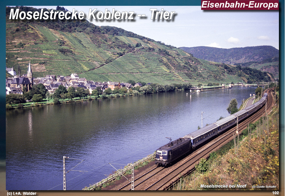 Eisenbahnmagazin Moselbahn von Koblenz nach Trier