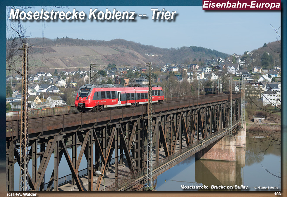 Eisenbahnmagazin Moselbahn von Koblenz nach Trier